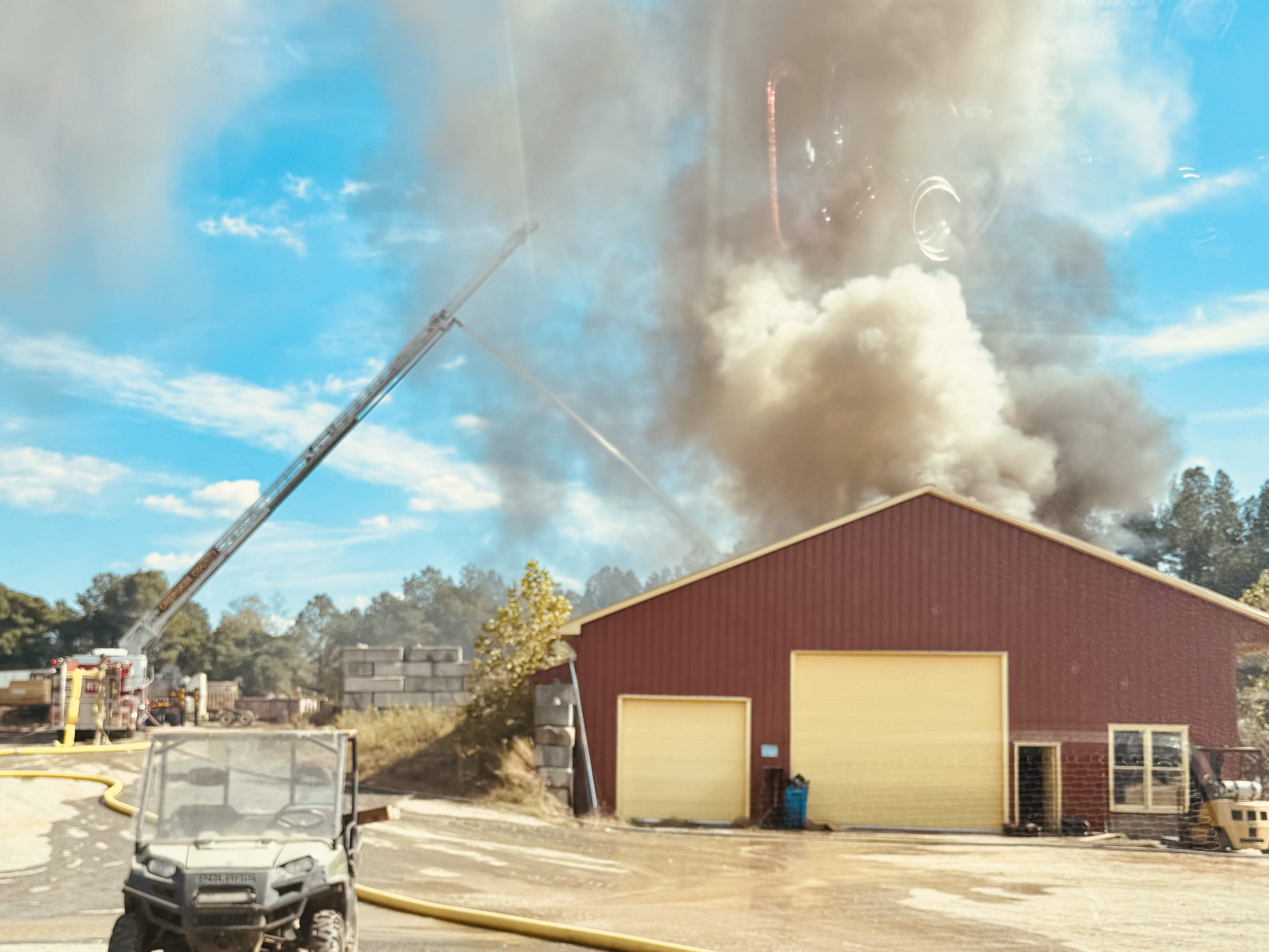Firefighters Contain Fire at Recycling Facility Near Ball Ground