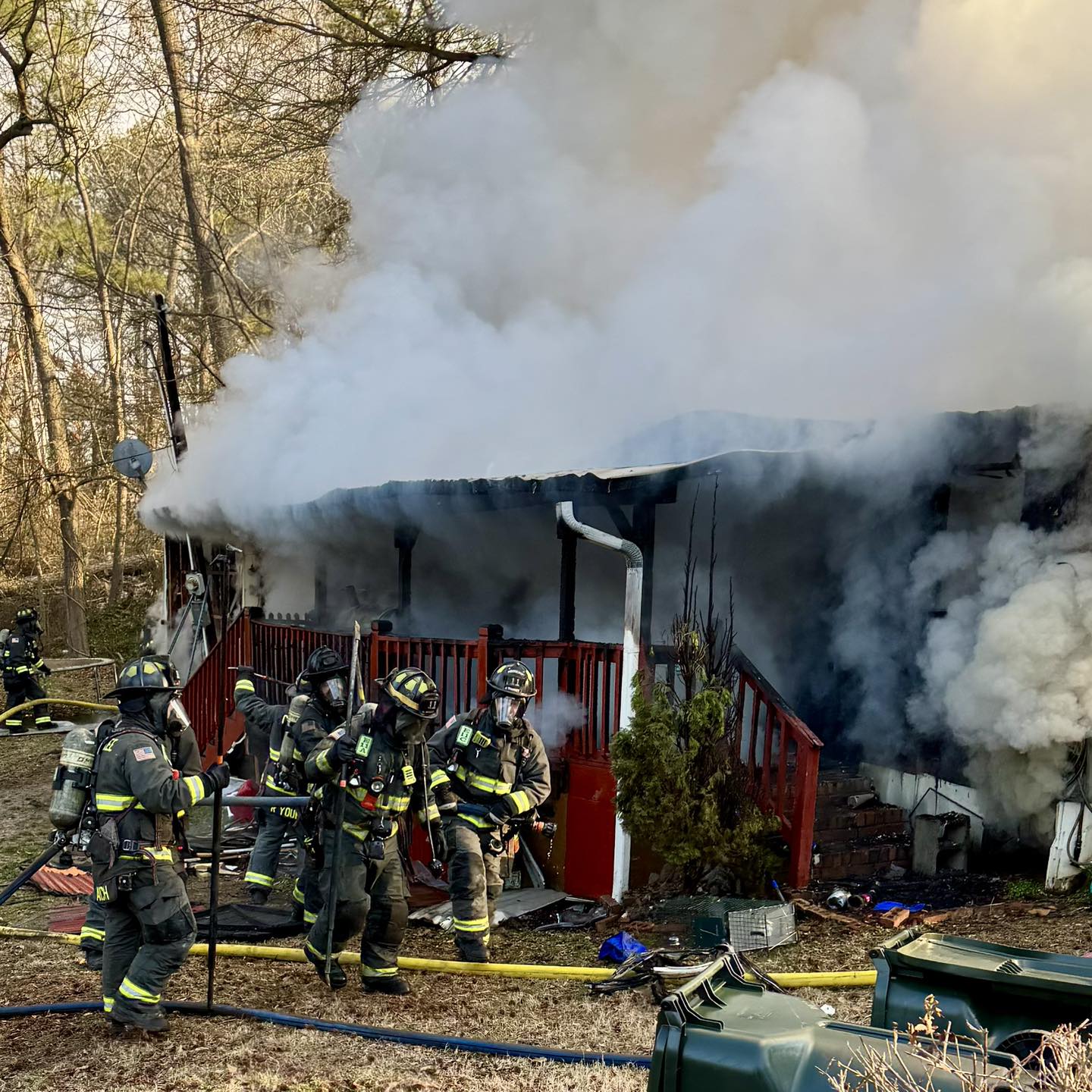 Cherokee County Fire & Emergency Services Responds to Residential Fire on Lewis Road