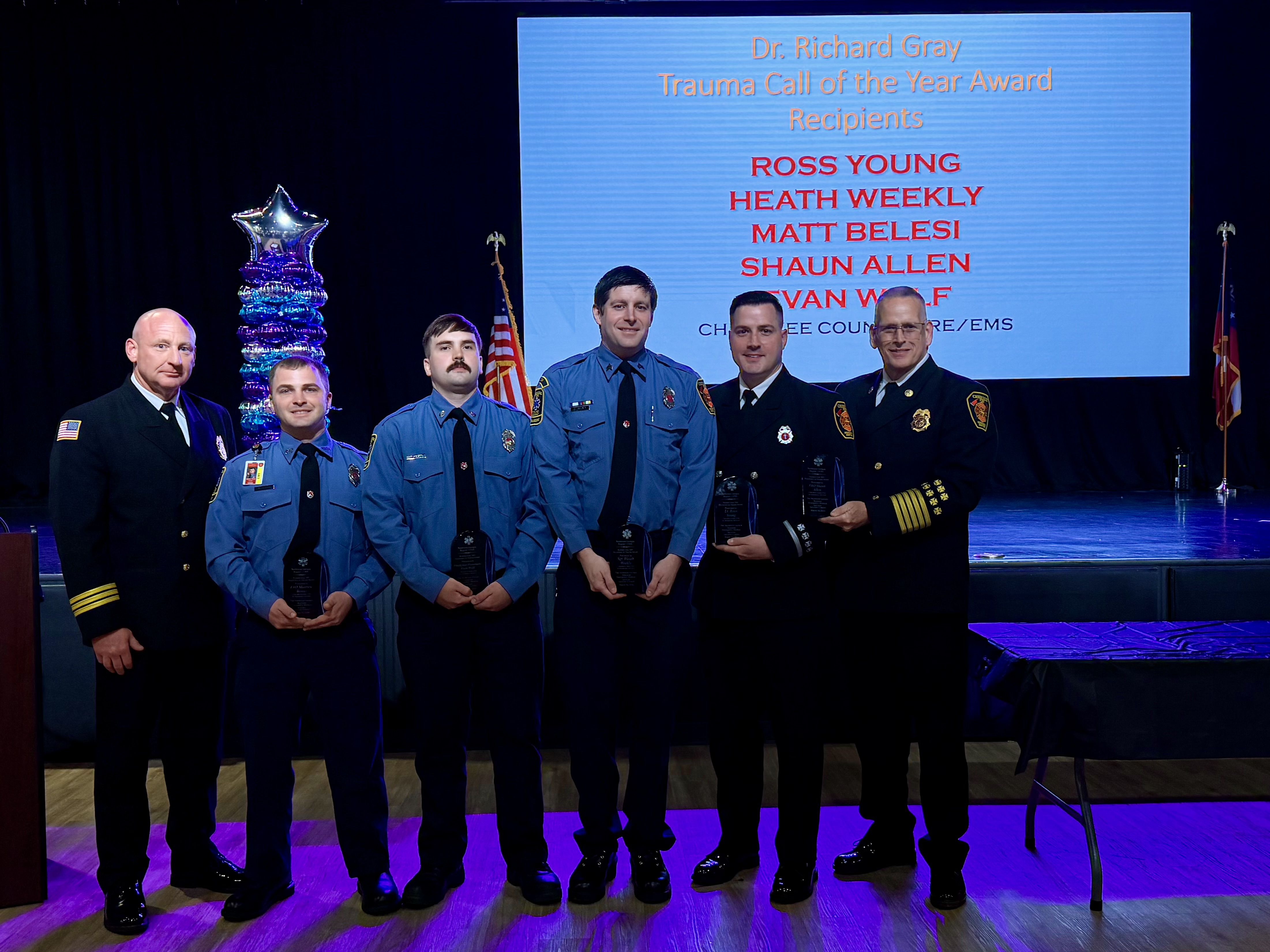 Members Honored at Regional EMS Awards   